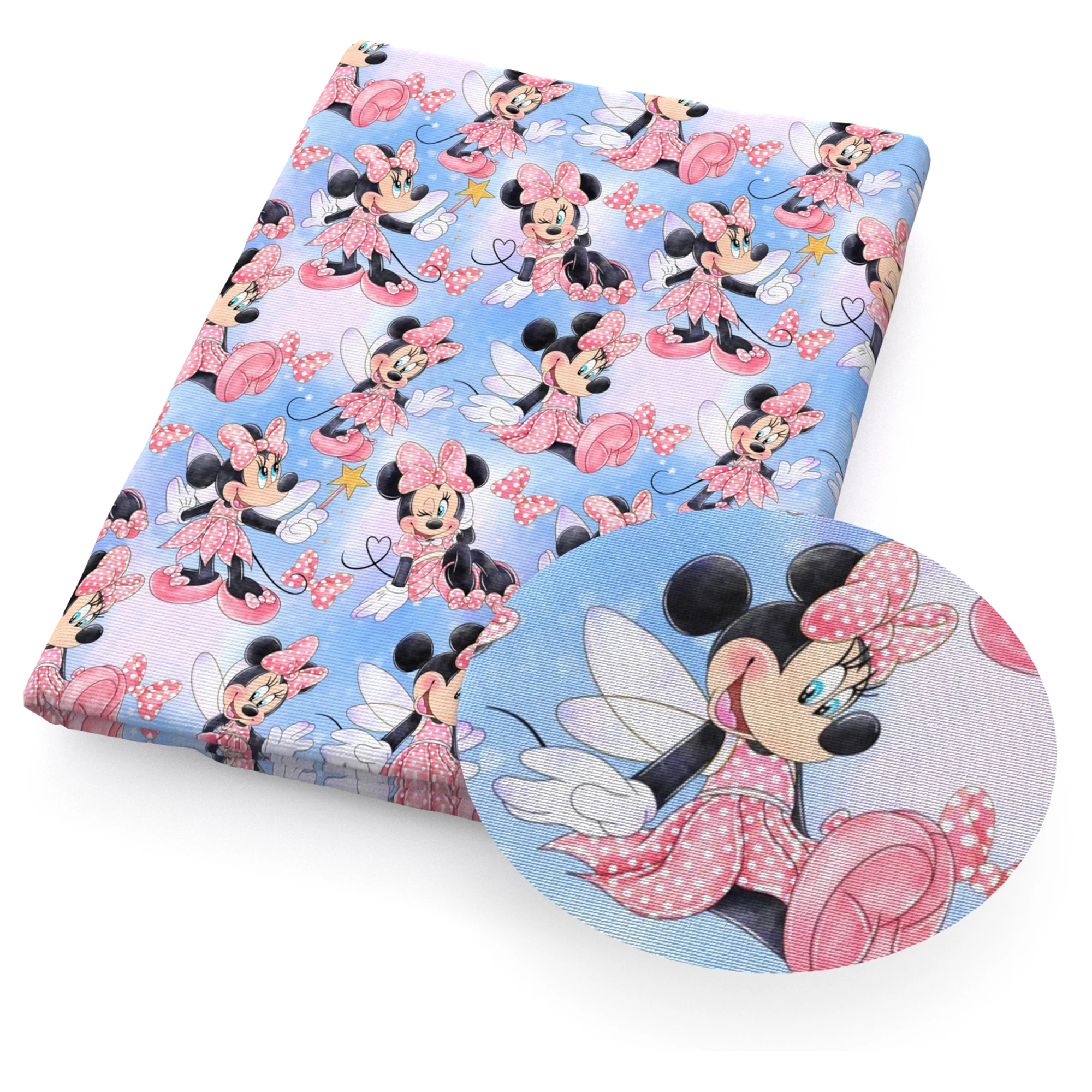 Хлопковая ткань с принтом Диснея Минни Дональд Дак король льва Ткань для шитья