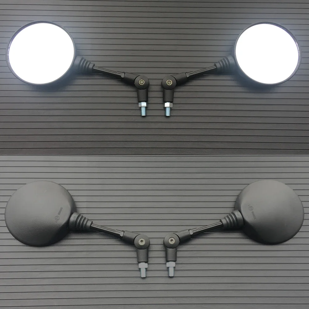 Зеркало для мотоцикла 22 мм зеркала на ручке Yamaha Suzuki Ducati Kawasaki BMW Buell KTM Dual Sport Dirt Bikes ATV