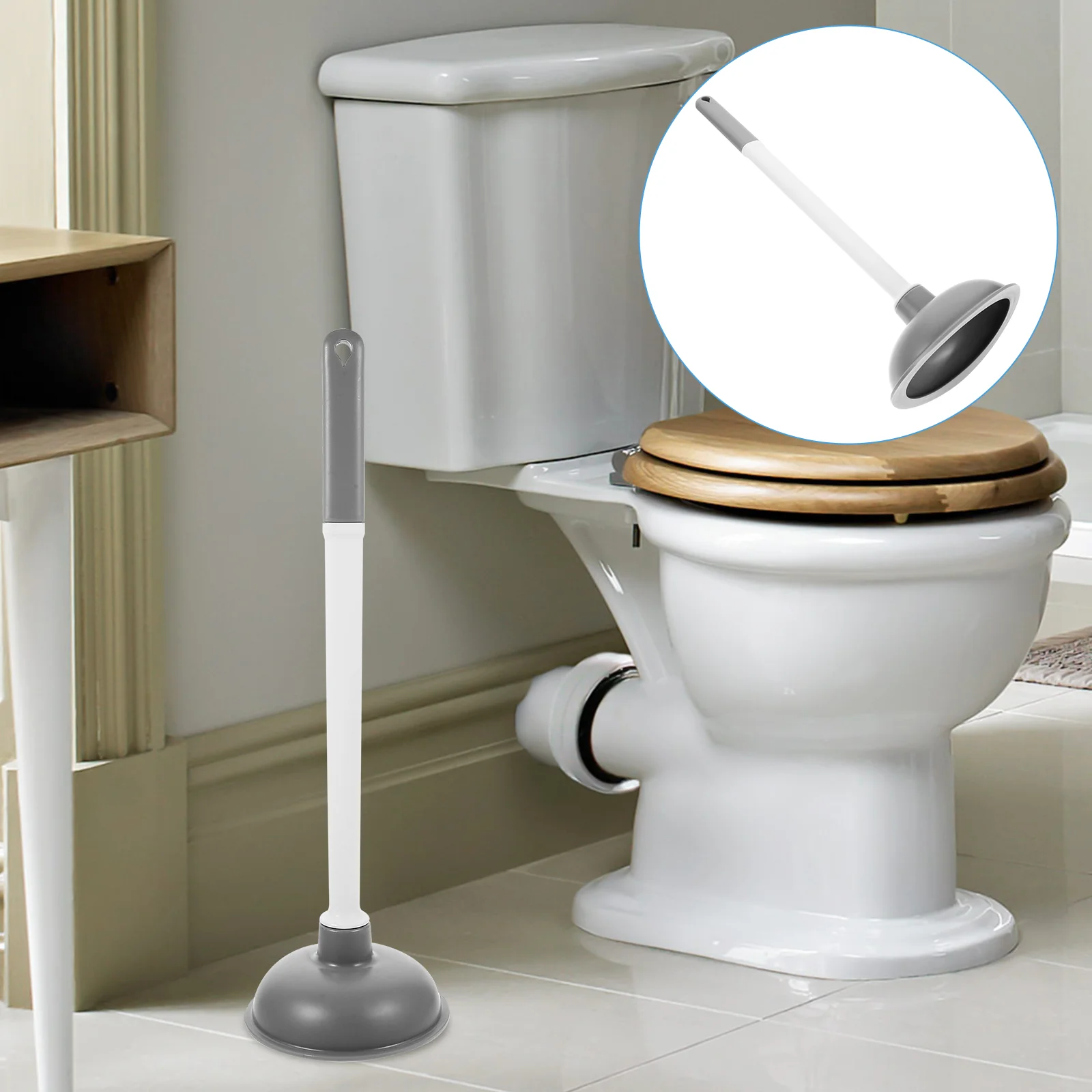 Плунжер для унитаза средство удаления засора инструмент защиты от засорения в