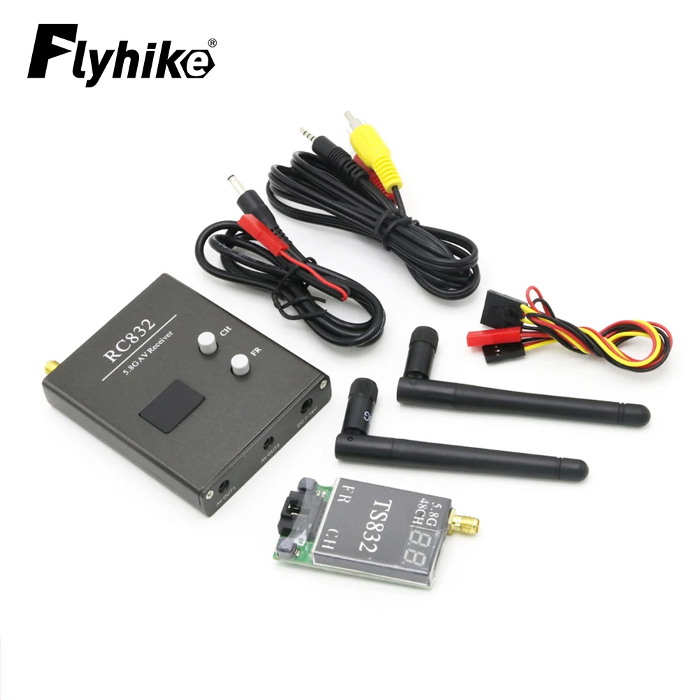

48Ch 5.8G 600mw 5km Wireless System AV TS832 Transmitter RC832 Receiver for FPV Multicopter RC Aircraft Quadcopter