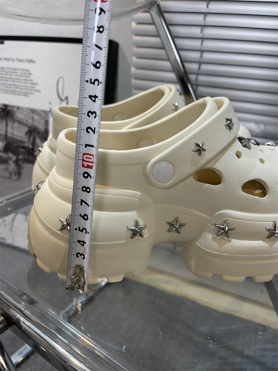 Сандалии женские на высоком каблуке 10 см садовые Водонепроницаемые босоножки