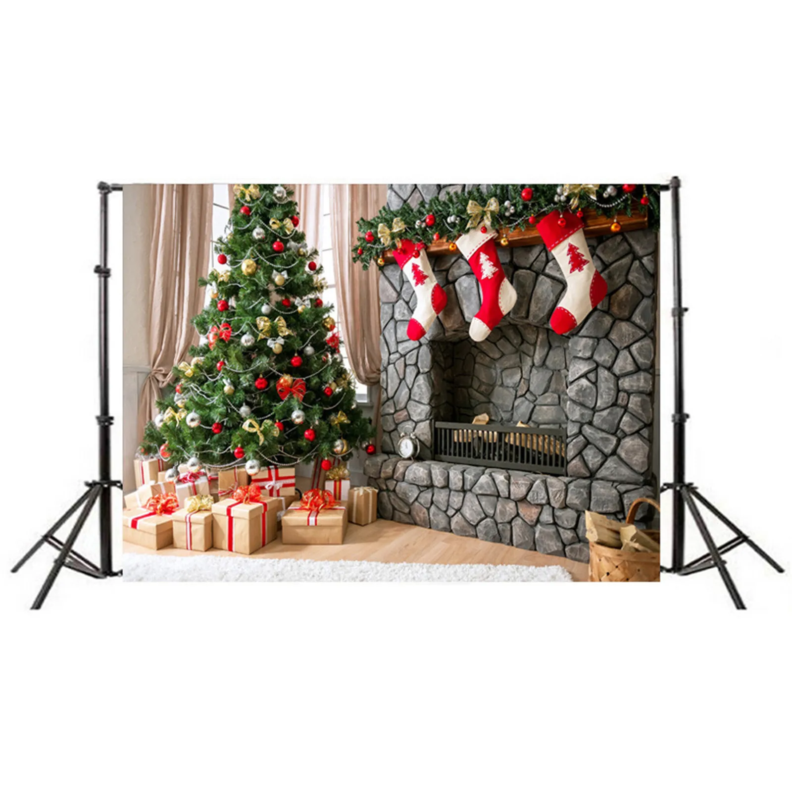 Виниловый Фон Для Студийной Фотографии С Изображением Камина 5x3 Футов