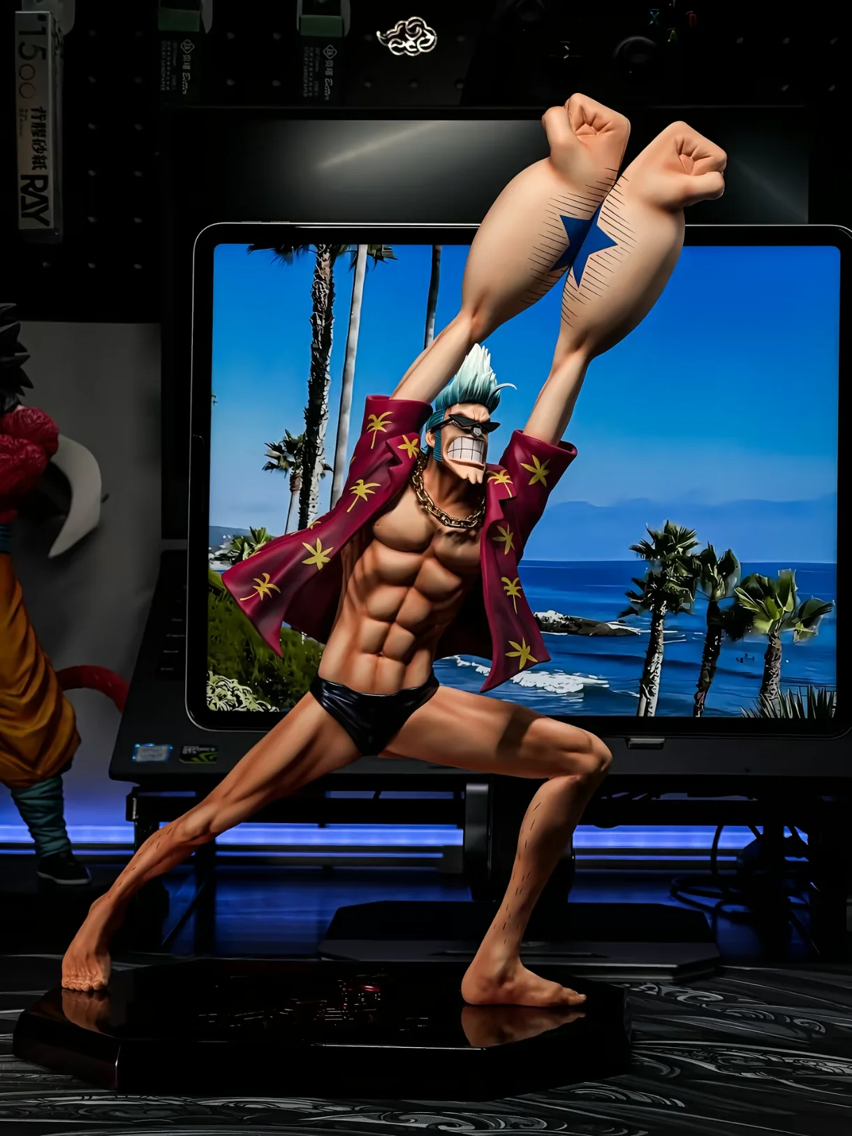 Новая фигурка Фрэнки из аниме ONE PIECE, 32 см, версия «Два года назад», статуэтка из ПВХ, настольный декор, коллекционная модель, подарок, игрушка (art.: 3920dc8a3ff9f) - 3920dc8a3ff9f
