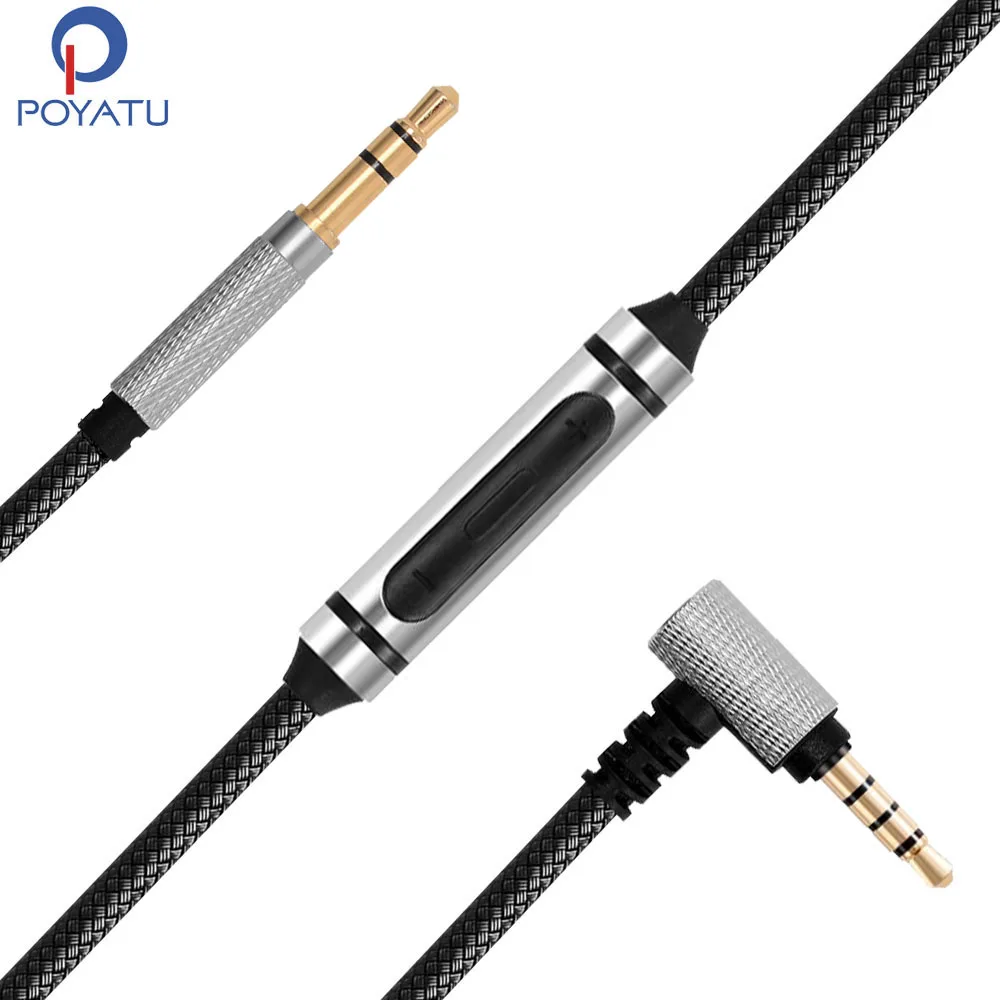 

Poyatu HTX80 Mic Cable for Panasonic RP-HTX80B RP-HTX90N HTX90 Audio Cables Aux Wire Universal Microphone Remote Cord