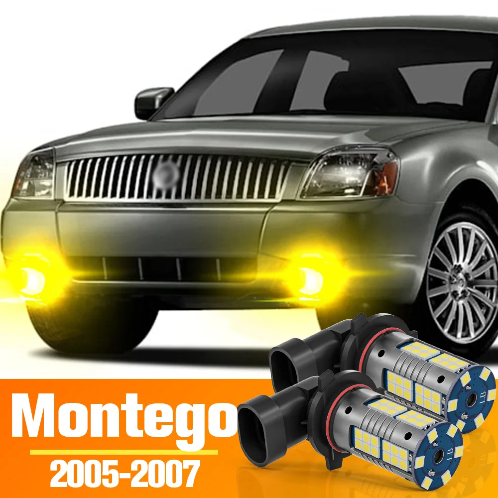 

2pcs LED Front Fog Light Bulb Accessories For Mercury Montego 2005 2006 2007