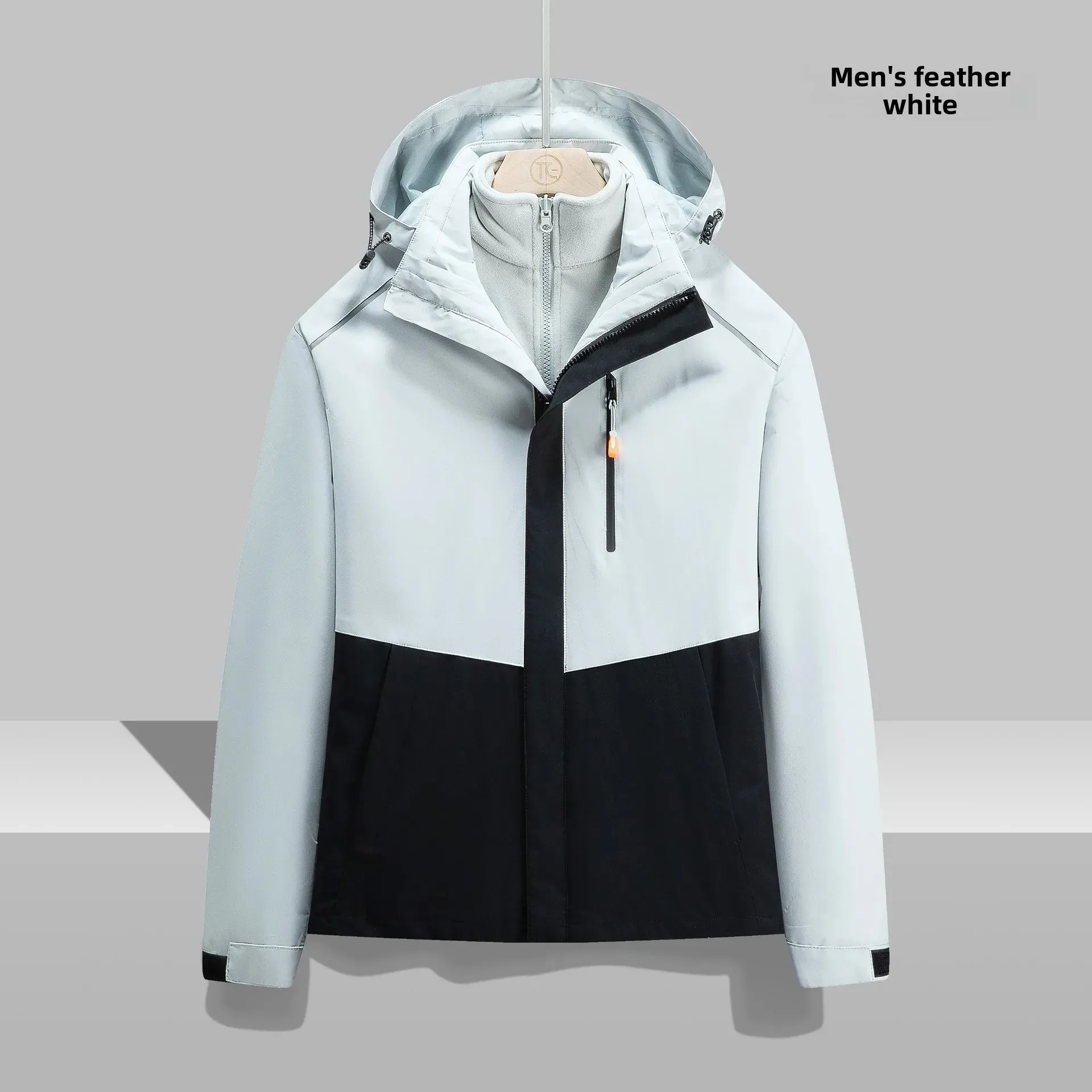 Новинка 2023 мужская водонепроницаемая куртка три в одном модная универсальная