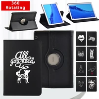 360 degrees rotating smart magnetic tablet case for huawei mediapad t3 10 9 6mediapad t5 10 10 1 anti drop stand flip cover