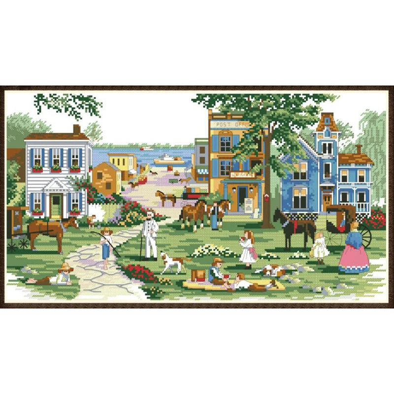

DIM03860Home Fun Cross Stitch Kit Package Greeting Needlework Counted Kits New Style Joy Sunday Kits Embroidery
