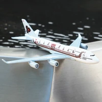 thai airlines dragon boat b747 aircraft model 6 inches alloy aviation diecast collectible miniature ornament souvenir toys