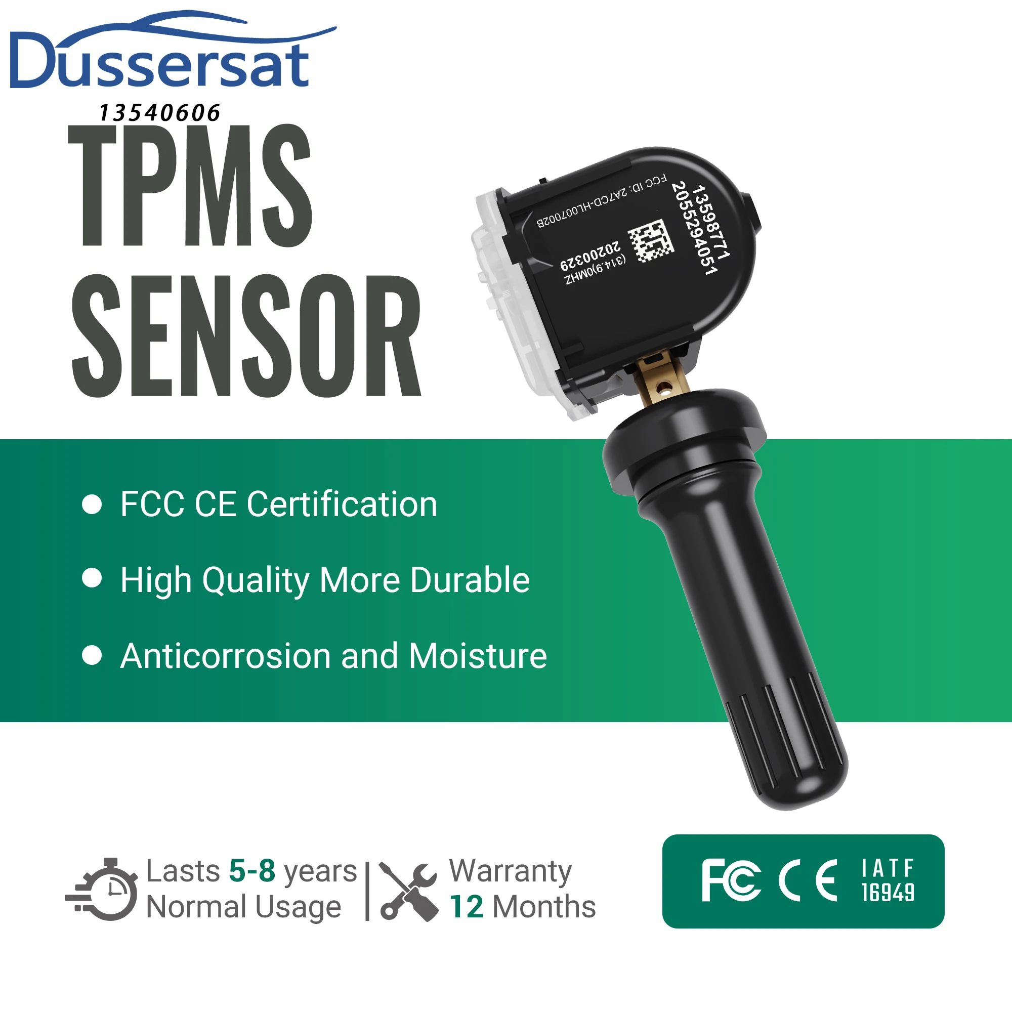 Досуперса 13598773 / 13512347 Датчик TPMS для Enclave I Encore Envision ATS CT5 Escalade Avalanche Blazer Camaro Cheyenne