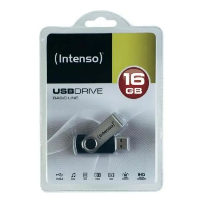 USB stick INTENSO Basic Line 32 GB Black Silver | Компьютеры и офис