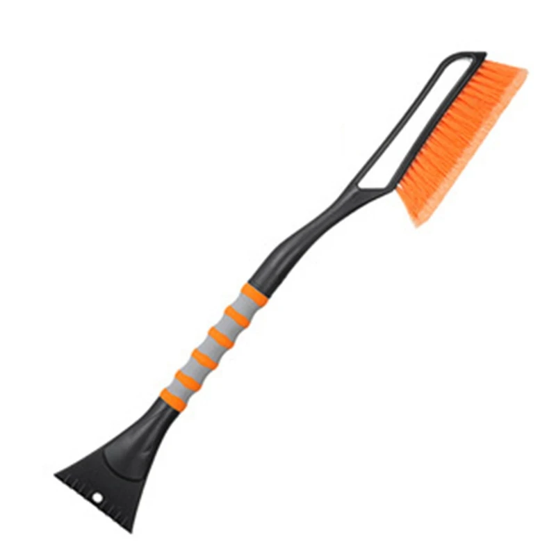 

Car Window Windshield Snow Cleaning Brush with Ice Scraper Soft Bristle Tool