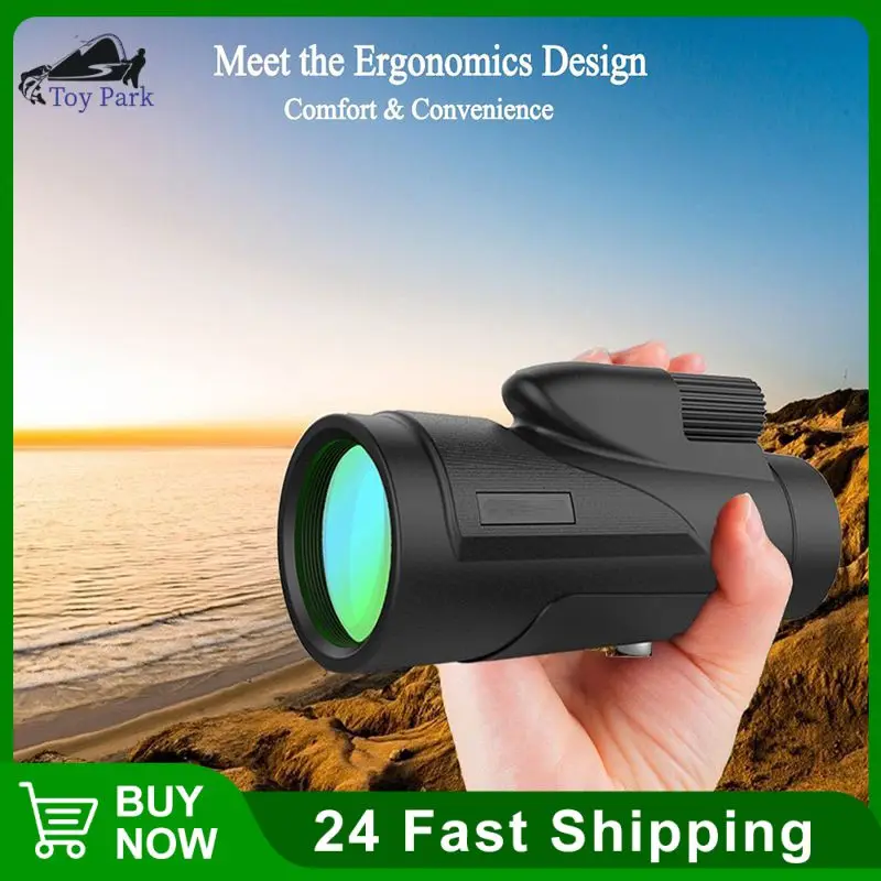 

10X HD Monocular Telescope For Smartphone Powerful Zoom Scope Military Hunting Optical Super Long Range Telephoto Lens Camping