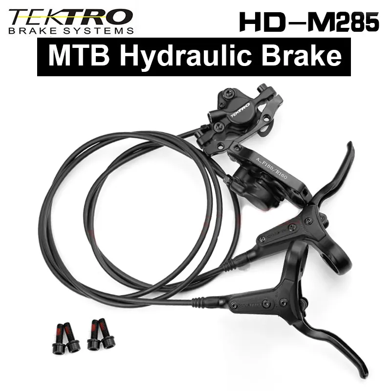 Дисковый тормоз Tektro MTB HD M285, дисковые тормоза для горного велосипеда, передний и задний тормоза 800/1500 мм, ротор для велосипеда 160 180 203 мм для M315