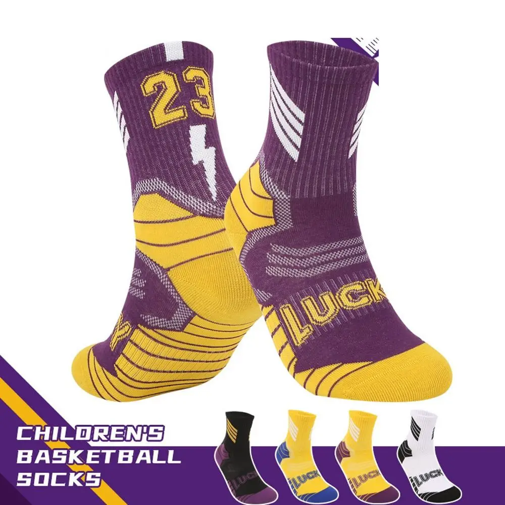 

1 пара, Детские хлопковые баскетбольные Носки