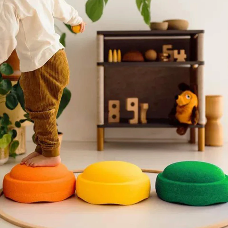 

Stepping Stones Foam for Kids Balance Blocks Promote Coordination Balance Obstacle Courses Sensory Game Outdoor Toy for Toddlers