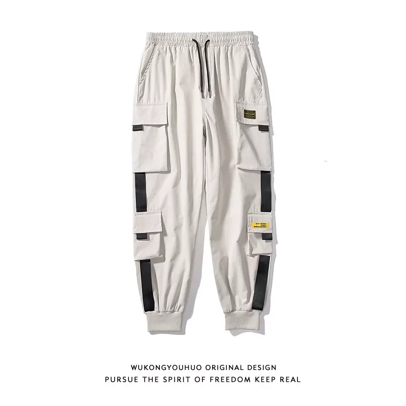 

2023New Hop Pants Thin Design Men Loose Joggers Pants Streetwear Harem Pants Clothes Ankle Length Trousers Harajuku Sport Casual