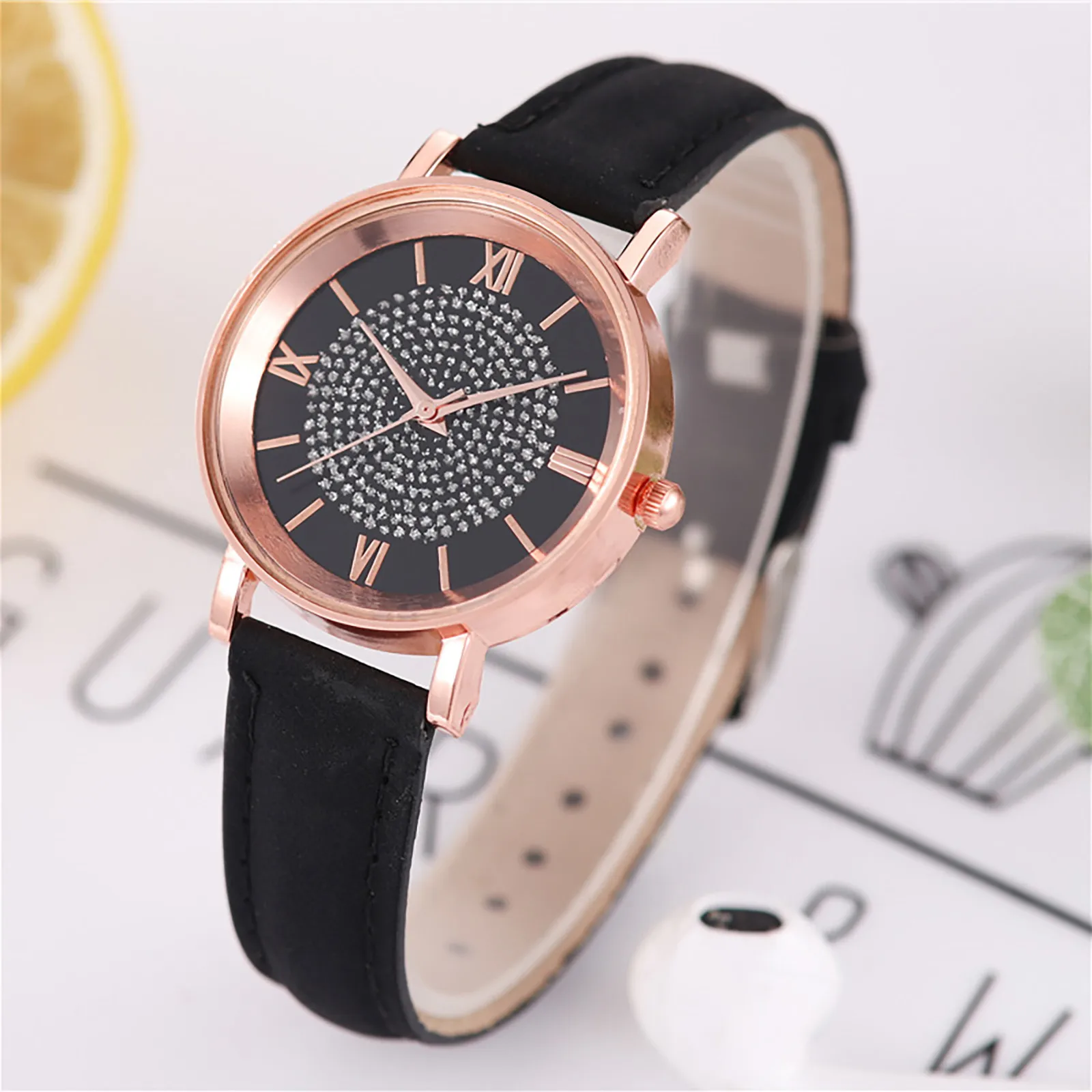 

Luxury Ladies Rhinestone Belt Watch Analog Arabic Digital Quartz Watches Fashion Casual Round Wrist Watches Montres Femmes