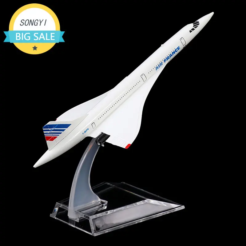 

16cm Air France Concorde Supersonic Jet Aeroplane Aircraft Airplane Plane Metal