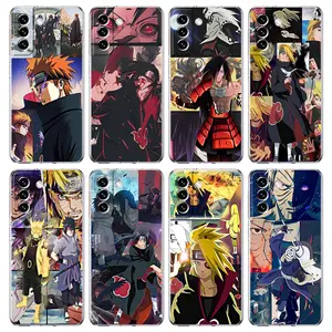 Naruto Akatsuki Anime Phone Case For Samsung Galaxy S22 5G S20 Ultra S21 FE 5G S10E S9 S8 S10 Plus N
