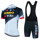 Мужской комплект одежды для велоспорта JUMBO VISMA, профессиональная одежда для велоспорта, рубашка для шоссейного велосипеда, велосипедные шорты с нагрудником, одежда для горного велосипеда, 2022