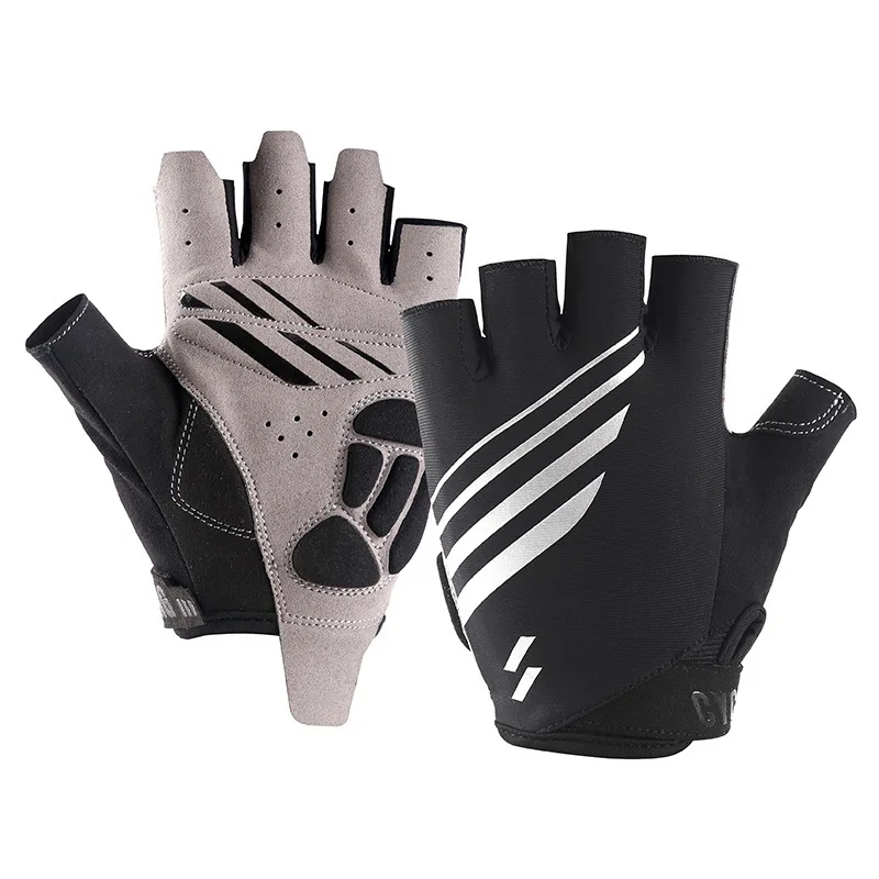 

Oethikabomber Anti-slip Anti-shock Breathable Men Women Bikes Cycling Gloves Half Finger Anti-sweat Sport Mtb Bicycle Gloves