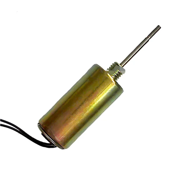 1pc Round tube solenoid HIT-2551S-24V20 through-tube push type for diode equipment | Обустройство дома