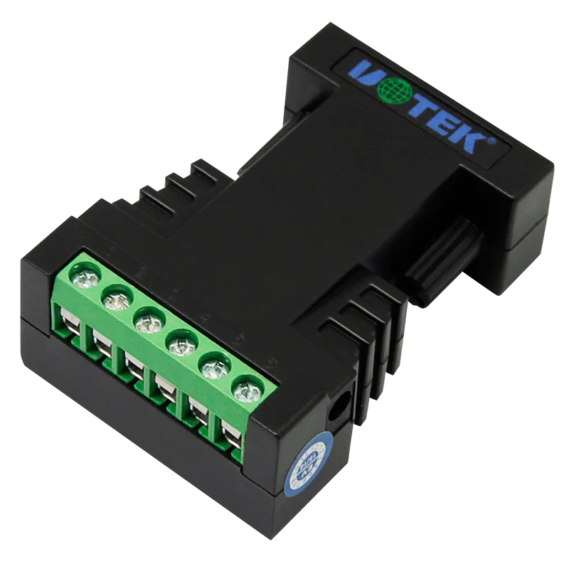 

UOTEK Industrial RS-232 to RS-485 RS-422 Converter RS232 to RS485 RS422 Adapter DB9 F Connector with Lightning Surge Protection