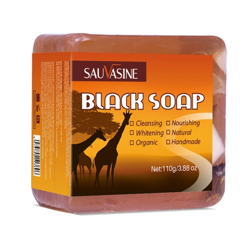 

RXJC African Black Soap Средство для удаления темных пятен Глубоко очищающее мыло для женщин и мужчин