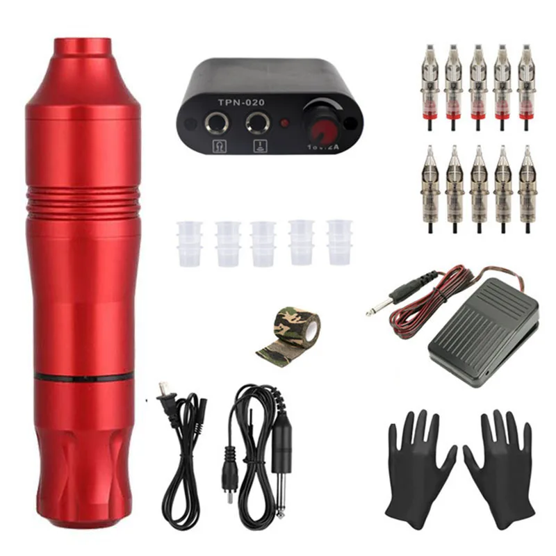 Набор для тату-машинки с картриджем и иглами