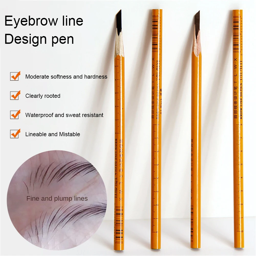 Карандаш для бровей Machete водостойкий и устойчивый к поту естественный цвет 1/3/5 шт.