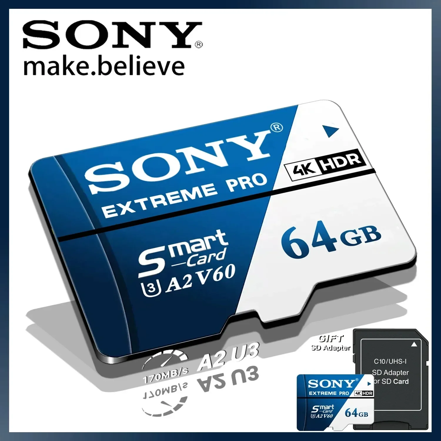 Фото Карта памяти Sony 1024GB 512GB 256GB 128GB TF micro SD Class V30 UHS-1 флеш-карта №5