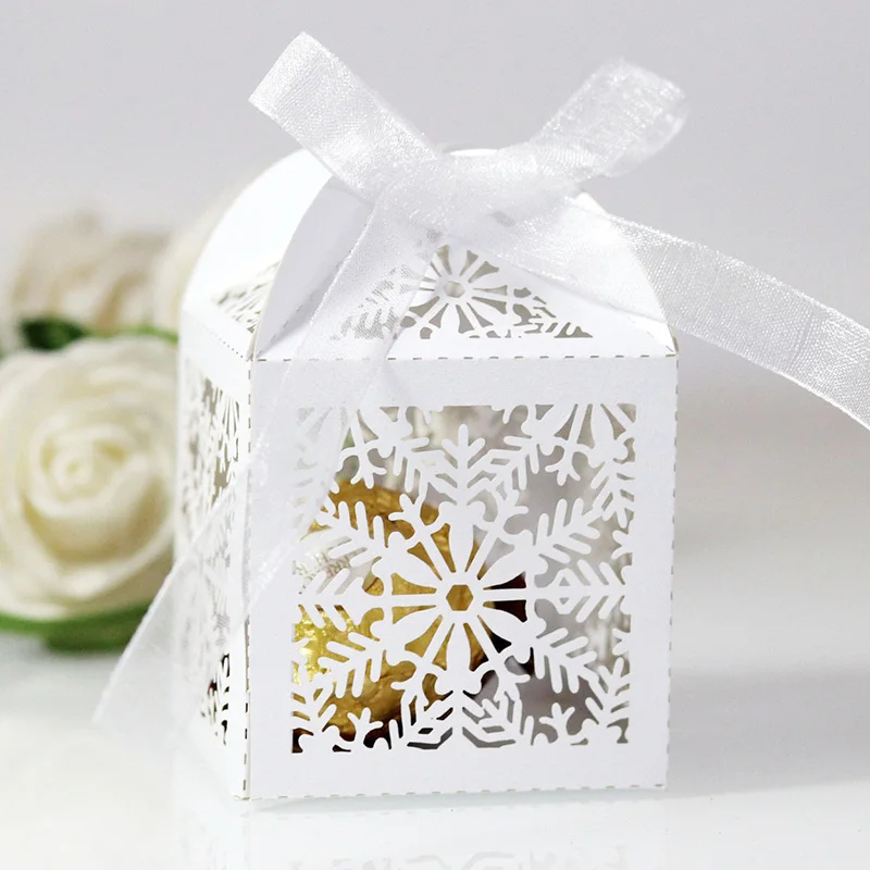 Candy Cookies Gift Boxes Packaging Bag Party Xmas New Year Navidad Decoration Box