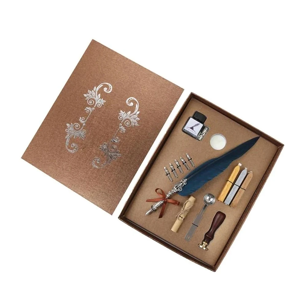 Винтажная каллиграфическая Ручка перьевая ручка наборы чернильные Канцтовары