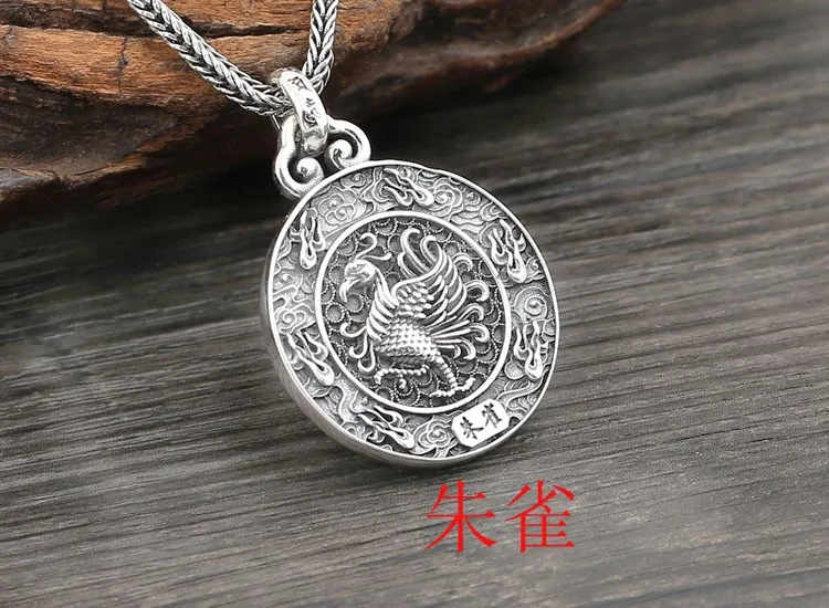 Винтажная индивидуализированная Подвеска из тайского серебра S925 пробы Hegemonic