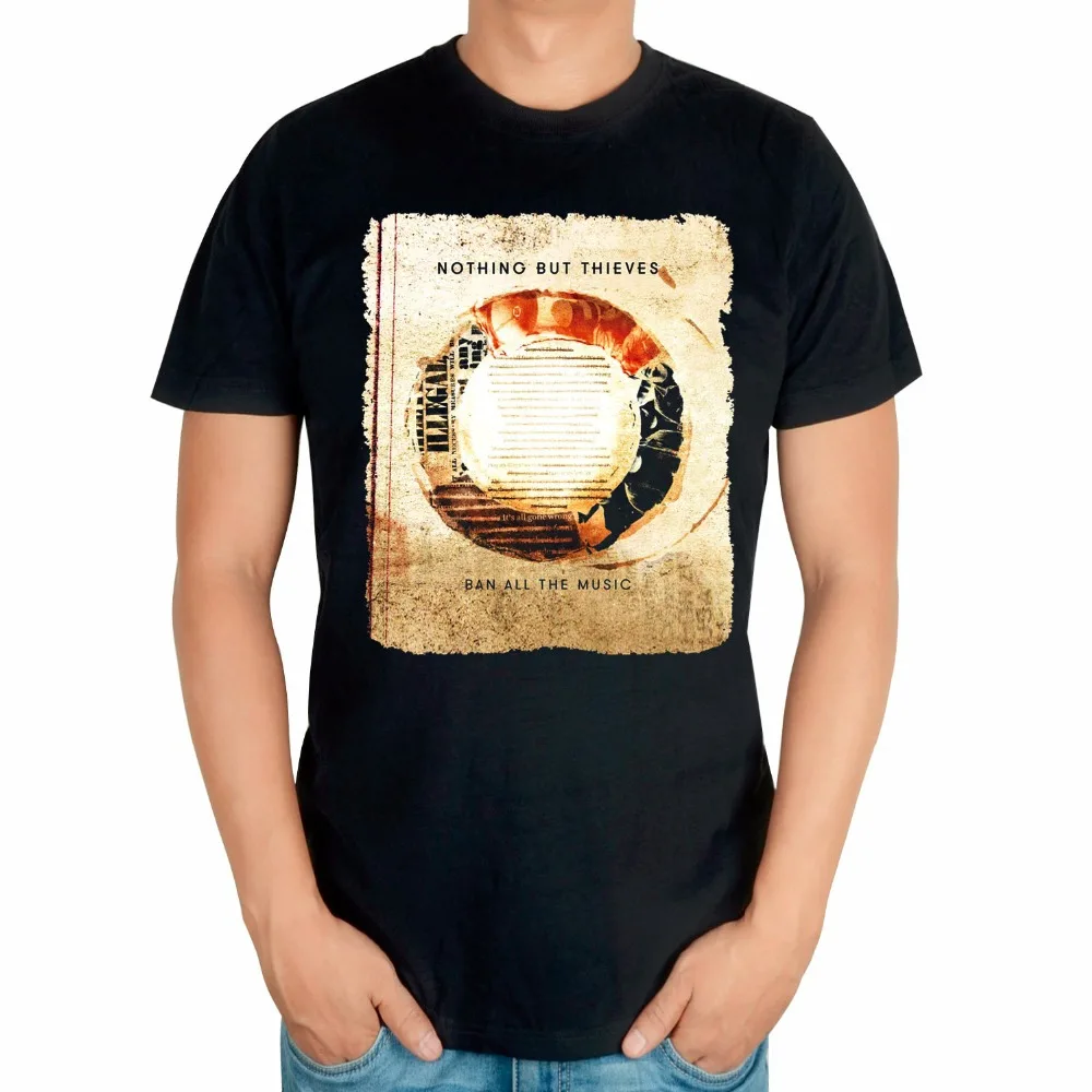 

Футболка Мужская/женская из натурального хлопка, с принтом из тяжелого металла