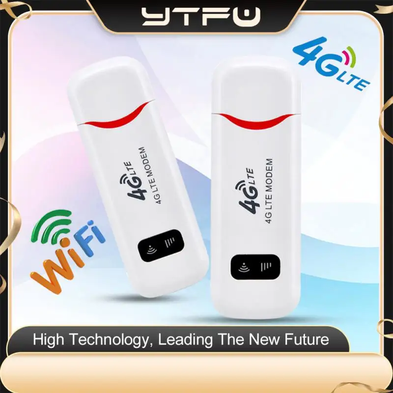 

4G LTE Wireless USB Dongle Mobile Hotspot 150Mbps Modem Stick Sim Card Mobile Broadband Mini 4G Router For Car Office Home