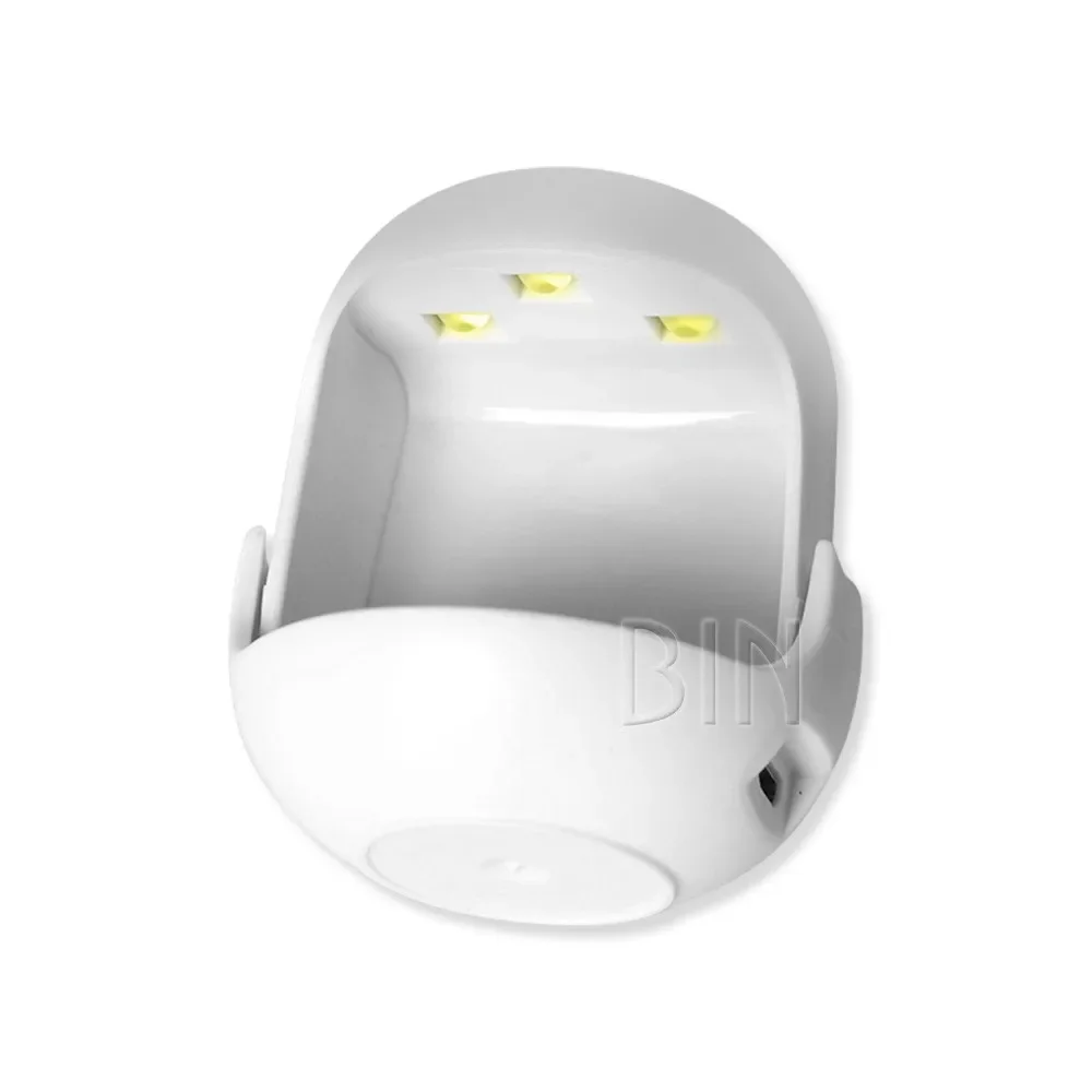 Портативная мини-лампа для дизайна ногтей 6 Вт УФ-светодиодная лампа фототерапии