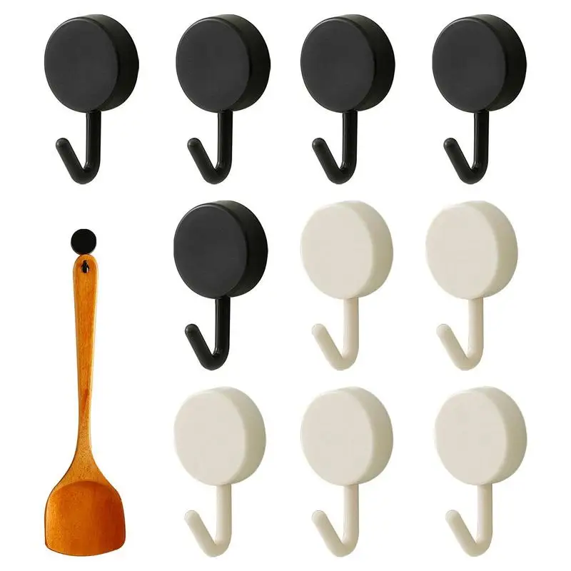 

Самоклеящиеся дверные настенные вешалки, крючок, 10 шт., без отверстий, домашний настенный декоративный крючок, стойка с большой нагрузкой дл...