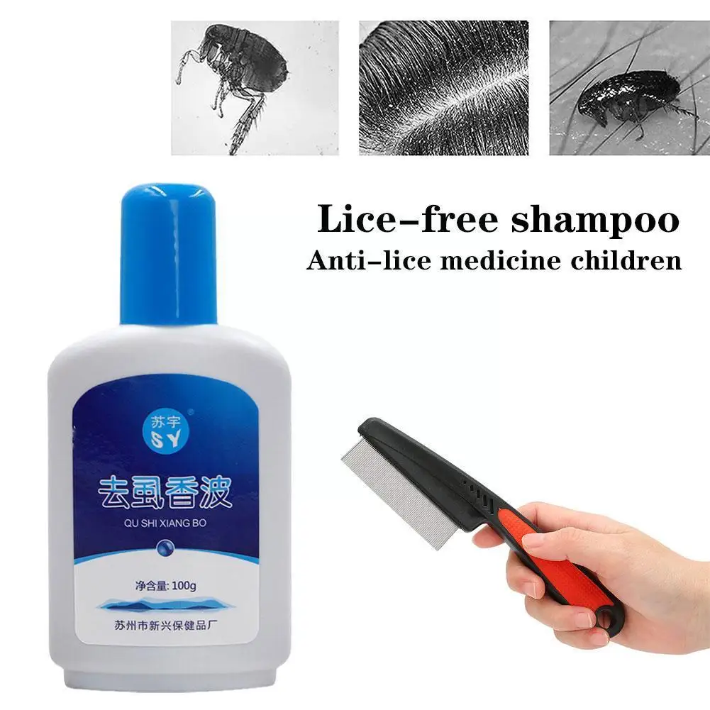Lice Killing For Hair Head Lice Comb For Hair Lice Spray Preventative Removal For Lice Eggs Nits Promotes Lice-Free Hair R2D1