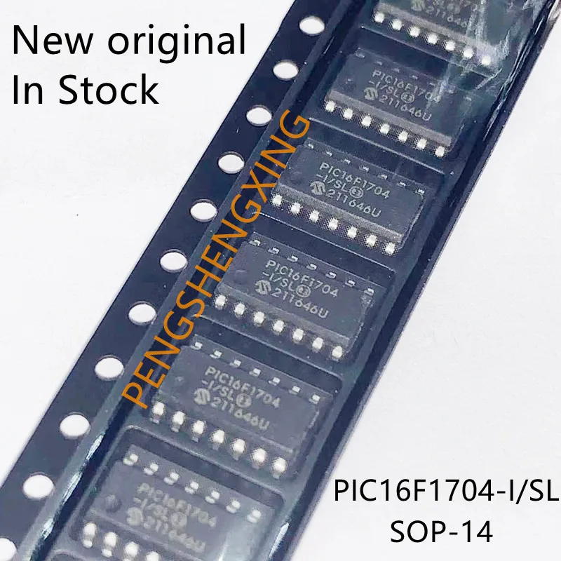 

Микроконтроллер 5-10 шт./лот PIC16F1704 PIC16F1704-I/SL SOP-14 8-bit