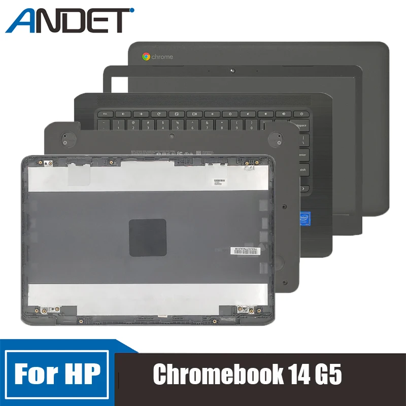 

Новинка для HP Chromebook 14 G5, задняя крышка ЖК-дисплея, задняя крышка, рамка, Упор для рук, верхняя фотоклавиатура, Нижняя оболочка, аксессуары для ноутбуков