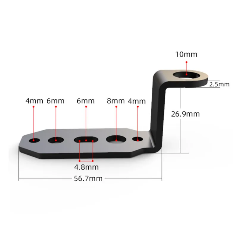 Motorcycle Extension Hook Bracket M10 Hole Universal | Covers &amp Ornamental Mouldings