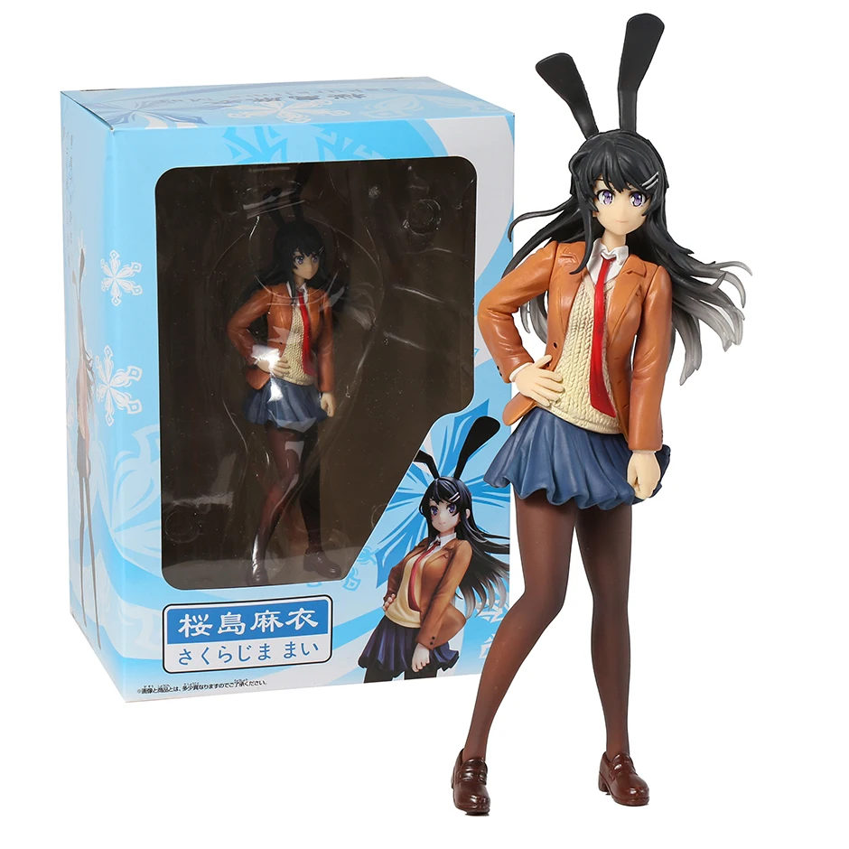 

Rascal не мечтает кролика Девочки Senpai Sakurajima Mai, форма, фигурка, Коллекционная модель, игрушка, Настольная кукла