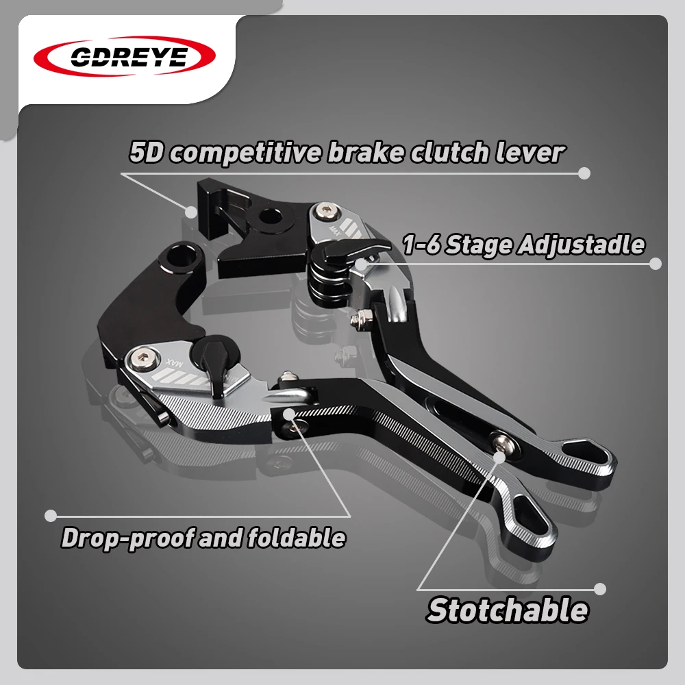 CNC регулируемые складные выдвижные рычаги тормозной муфты для мотоцикла Triumph