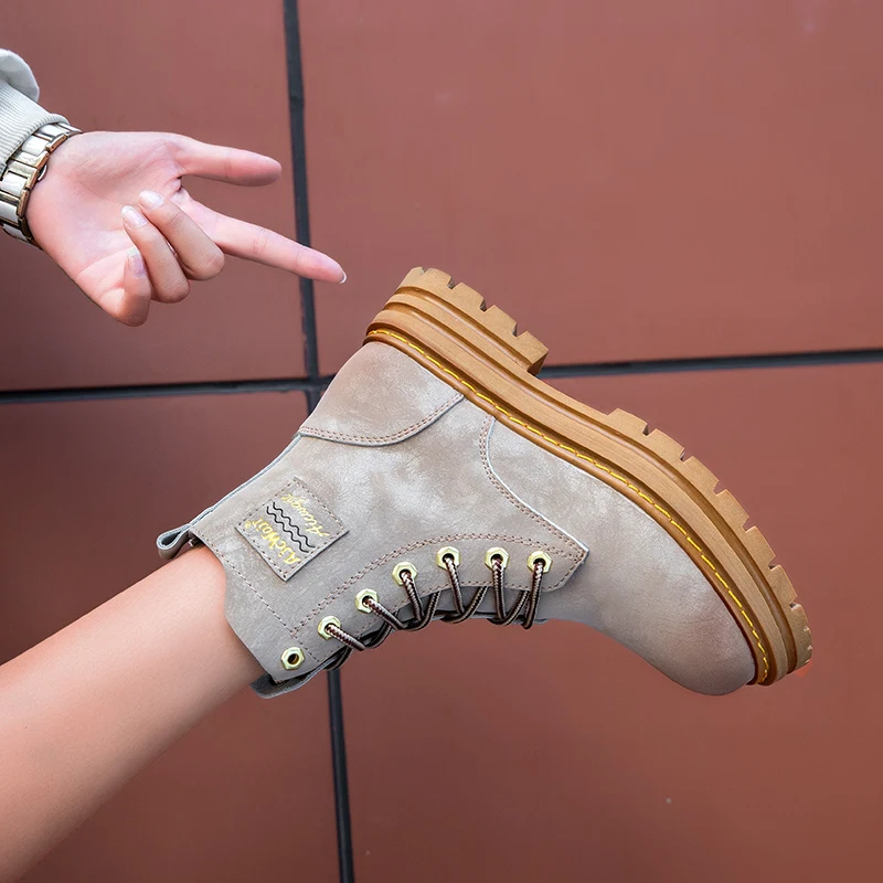 GR-1893 MARTIN BOOTS WALKING SHOES MEN'S HUNTING BOOTS TACTICAL SHOES DESERT COMBAT ANKLE LEATHER MOUNTAINEERING SHOES