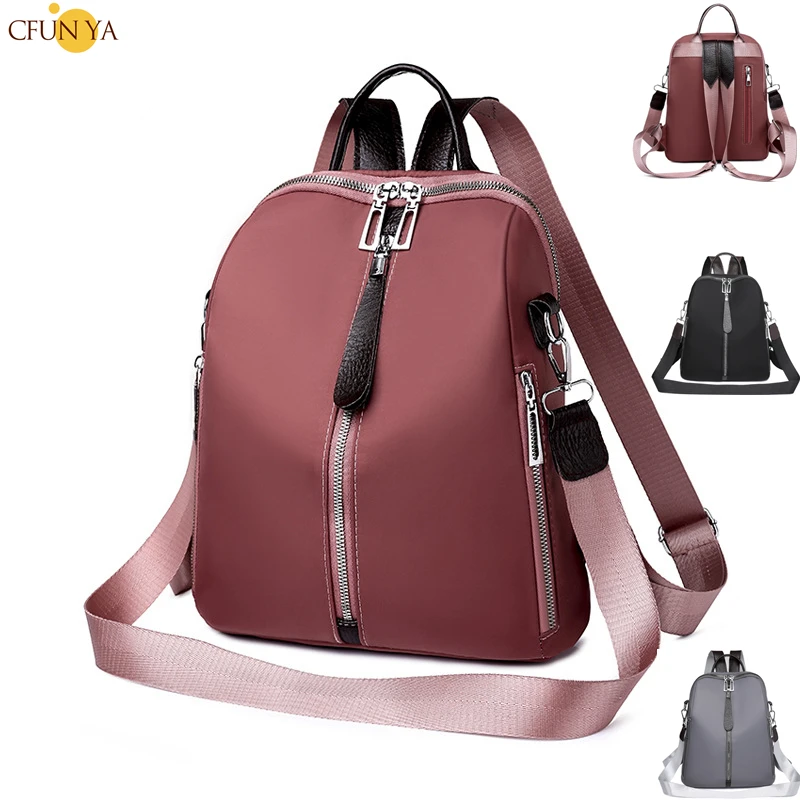 

CFUN YA New Oxford Women Backpack Waterproof Ladies Bagpack Female Travel Causal Packback Anti-Theft Back Pack Teenager Bookbag