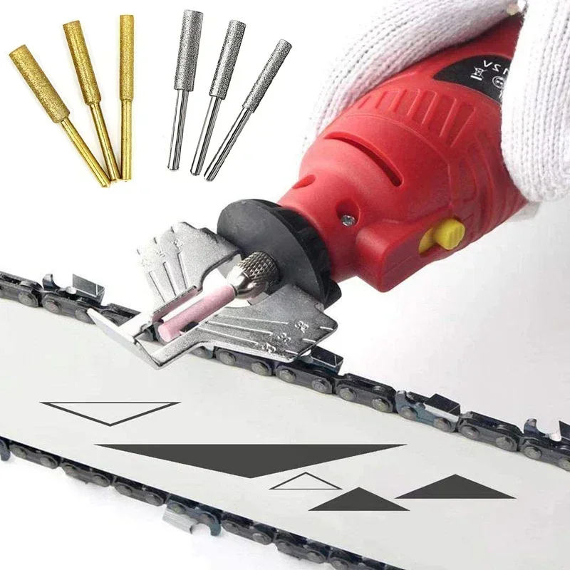 6/1 шт. spcs цилиндрическая заточка с алмазным покрытием 4/4 8/5 5 мм точилка для