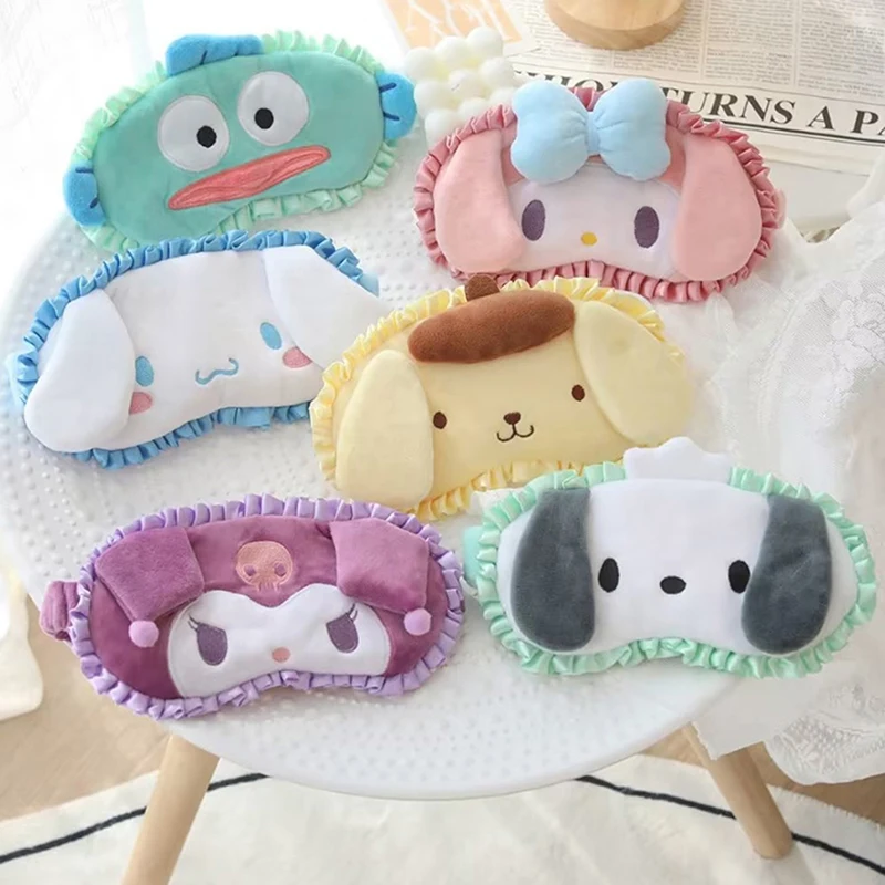 Sanrio мультфильм волана тени для век в японском стиле повязка на глаз Kuromi My Melody Pochacco