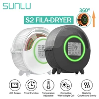 sunlu s2 3d filament dryer dry box up to 70%e2%84%83 heating 360%c2%b0 surround drying evenly led touch screen display humidity printer mate